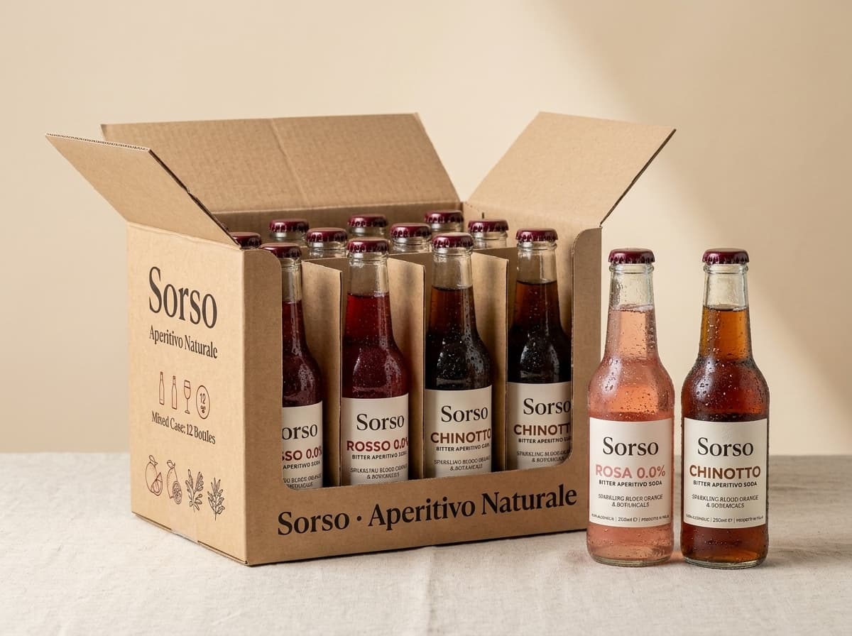 Sorso 12-bottle mixed case packshot